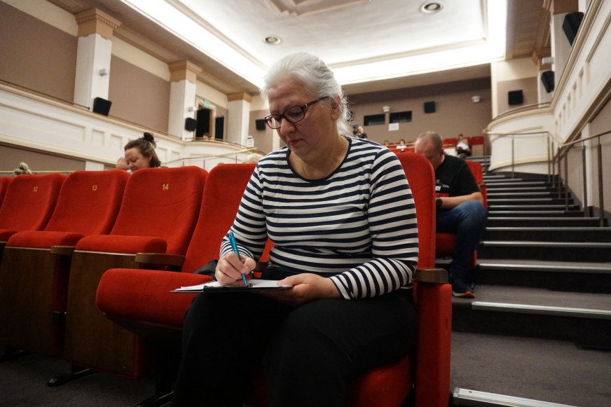 Dyktando Iławskie, jak zawsze, odbyło się w kinoteatrze