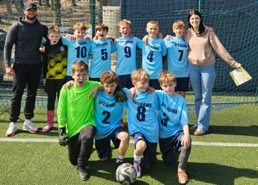 Zwycięska drużyna w kategorii U-12 – Szkoła Podstawowa nr 3 w Iławie.