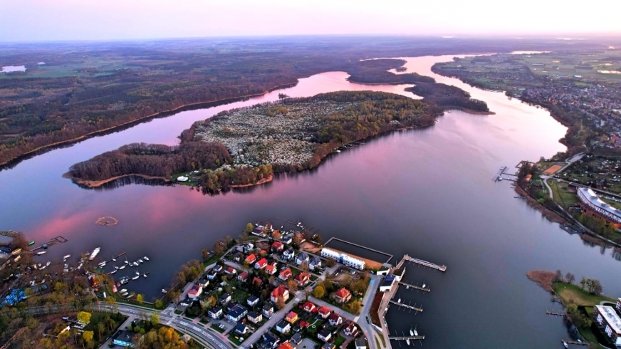 Wielka Żuława z lotu ptaka.