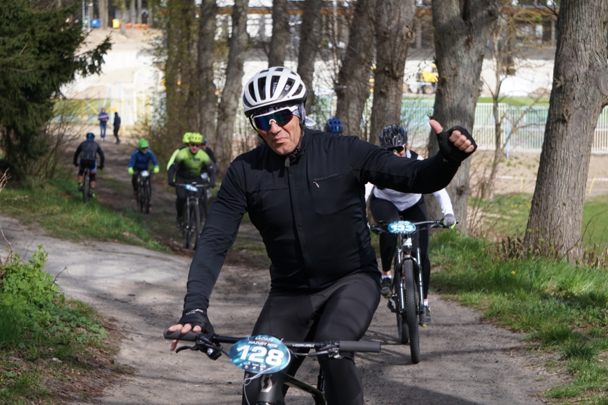 Na trasie iławskiego Wyścigu Pięciu Jezior - Łaciate Mazury MTB