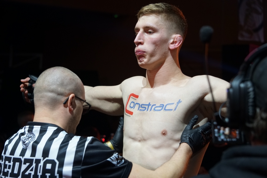 Łukasz Makowski, tu akurat podczas gali MMA Winner, która odbyła się w Iławie
