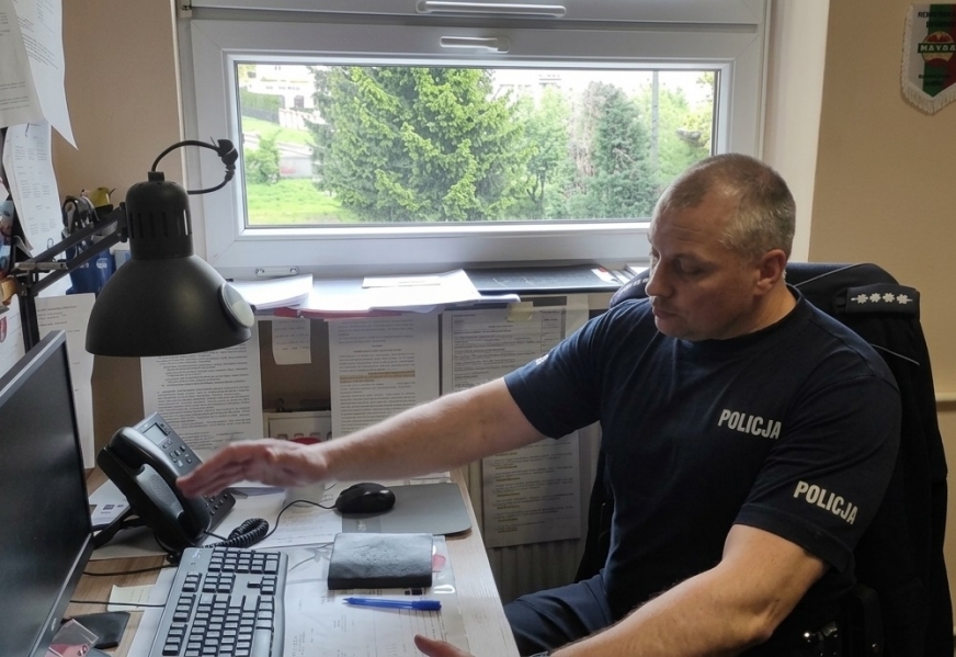 Asp. szt. Marcin Grubalski z Komisariatu Policji w Lubawie najlepszym dzielnicowym powiatu iławskiego 2026.