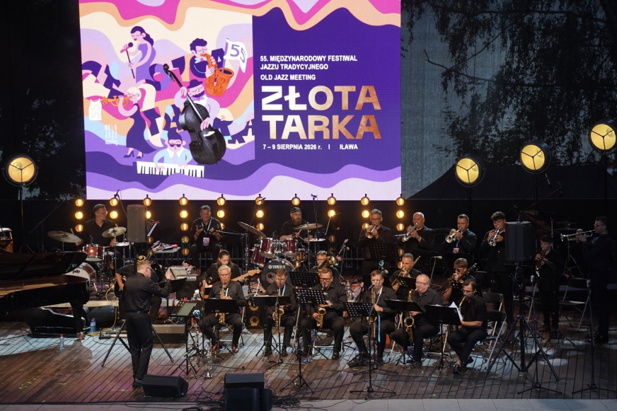 Pierwsze zdjęcia z 55. Międzynarodowego Festiwalu Jazzu Tradycyjnego Old Jazz Meeting Złota Tarka. Iława, 7 sierpnia 2026r.