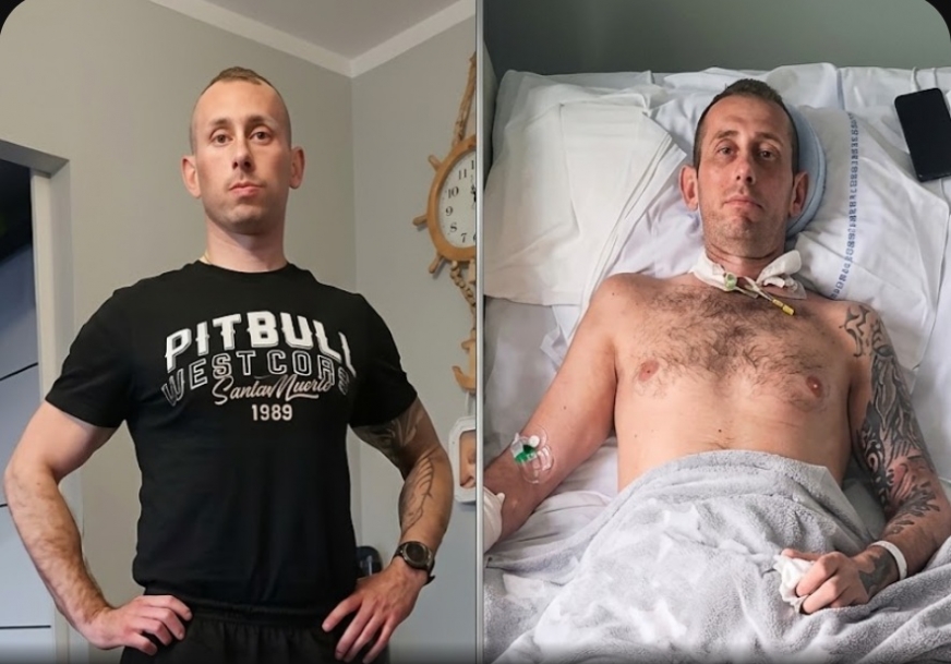 Przez ranę na łokciu stracił nogi, dziś znów trenuje na siłowni. Iławianin pokazuje, czym jest prawdziwa siła woli.