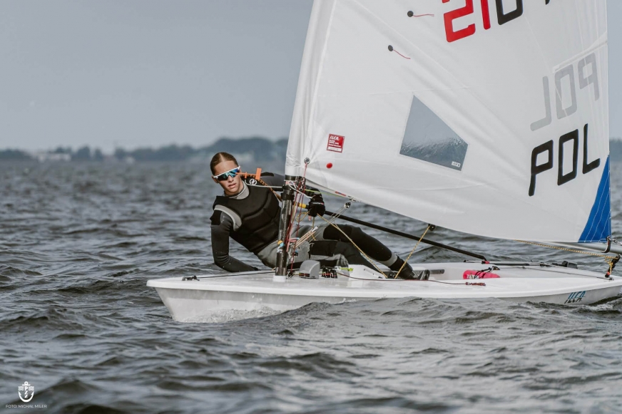 Natalia Chojnowska (SSW MOS Iława) wywalczyła w Pucku brązowy medal Mistrzostw Polski w klasie ILCA 6, U-21!
