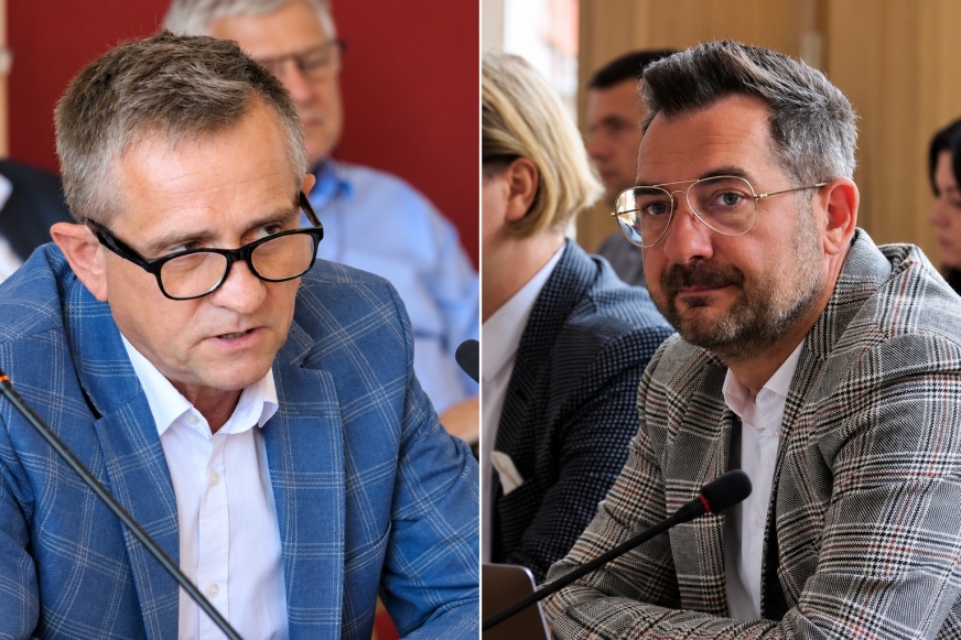 Od lewej: Tomasz Klepacki, Tomasz Woźniak.