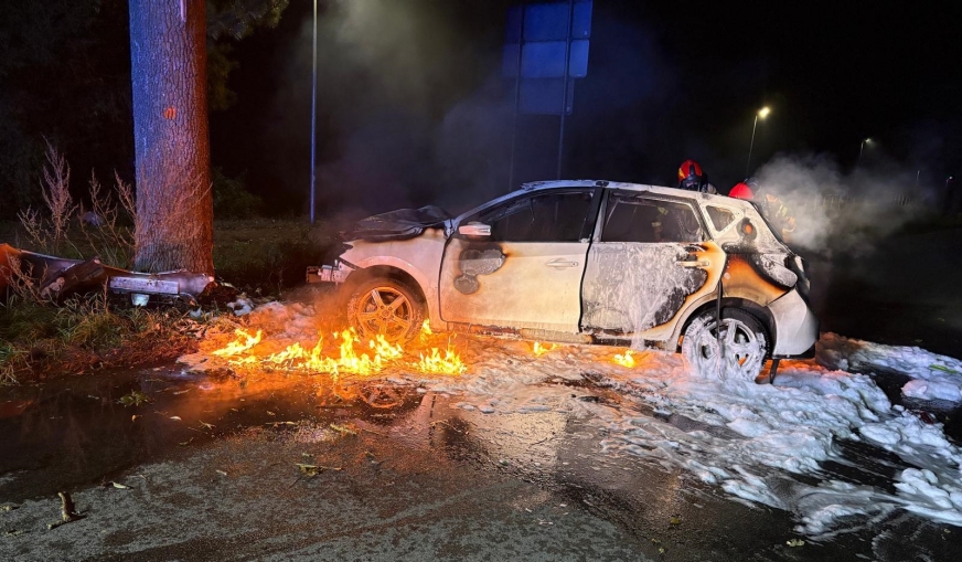 Kamień Mały. Nad ranem doszło tutaj do groźnego wypadku.
