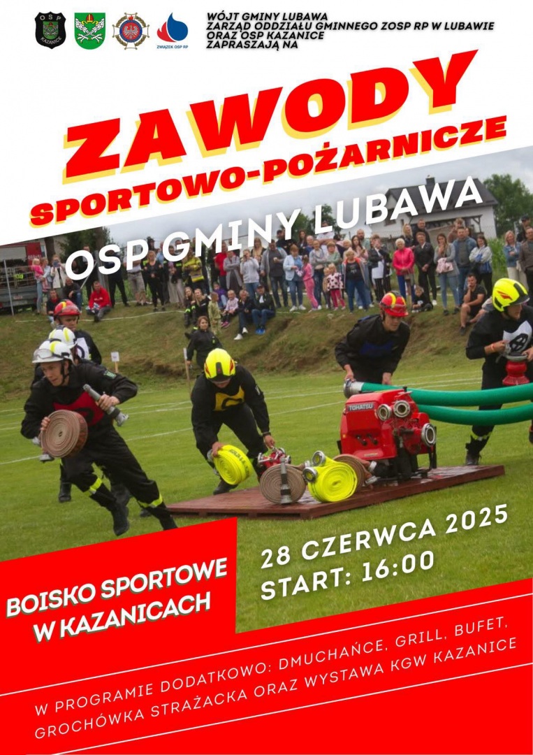 Zawody Sportowo‑Pożarnicze OSP Gminy Lubawa