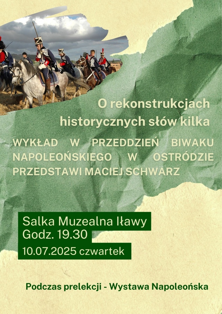 Wykład o rekonstrukcjach historycznych z Maciejem Schwarze