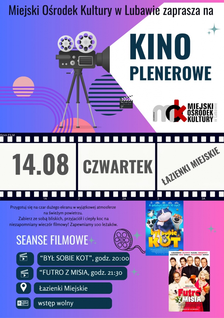 Kino Plenerowe w Łazienkach Miejskich 