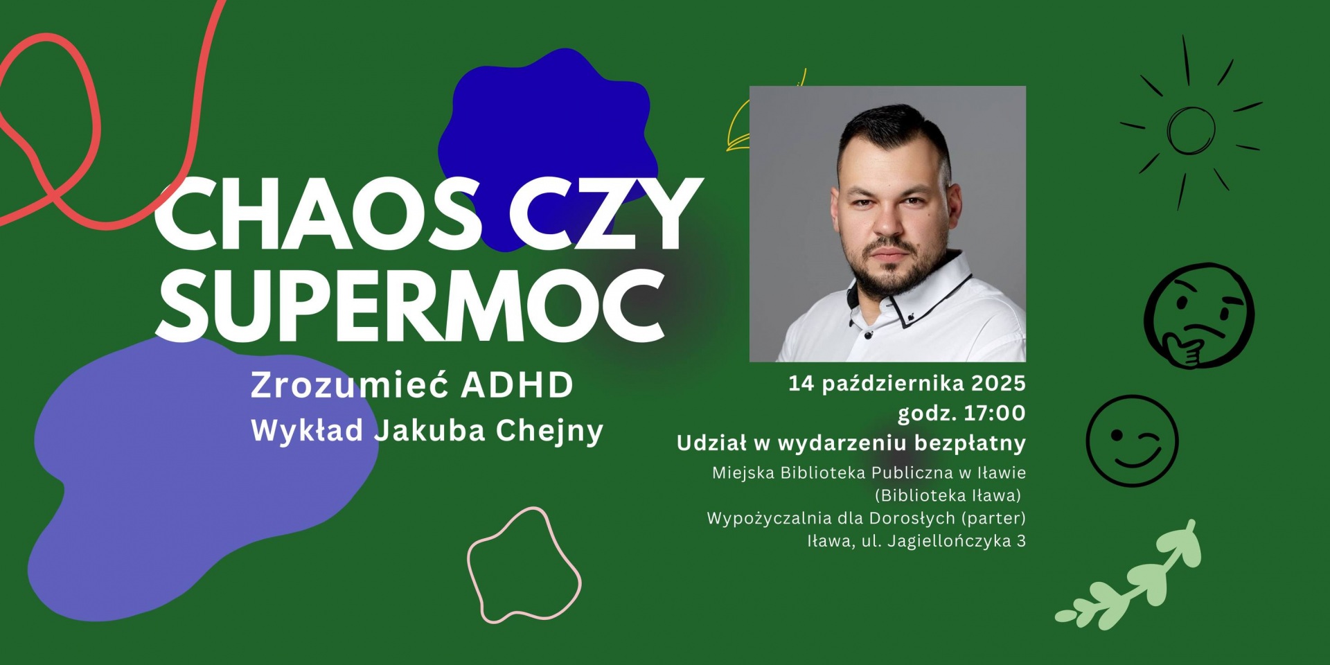 Wykład o ADHD w iławskiej bibliotece