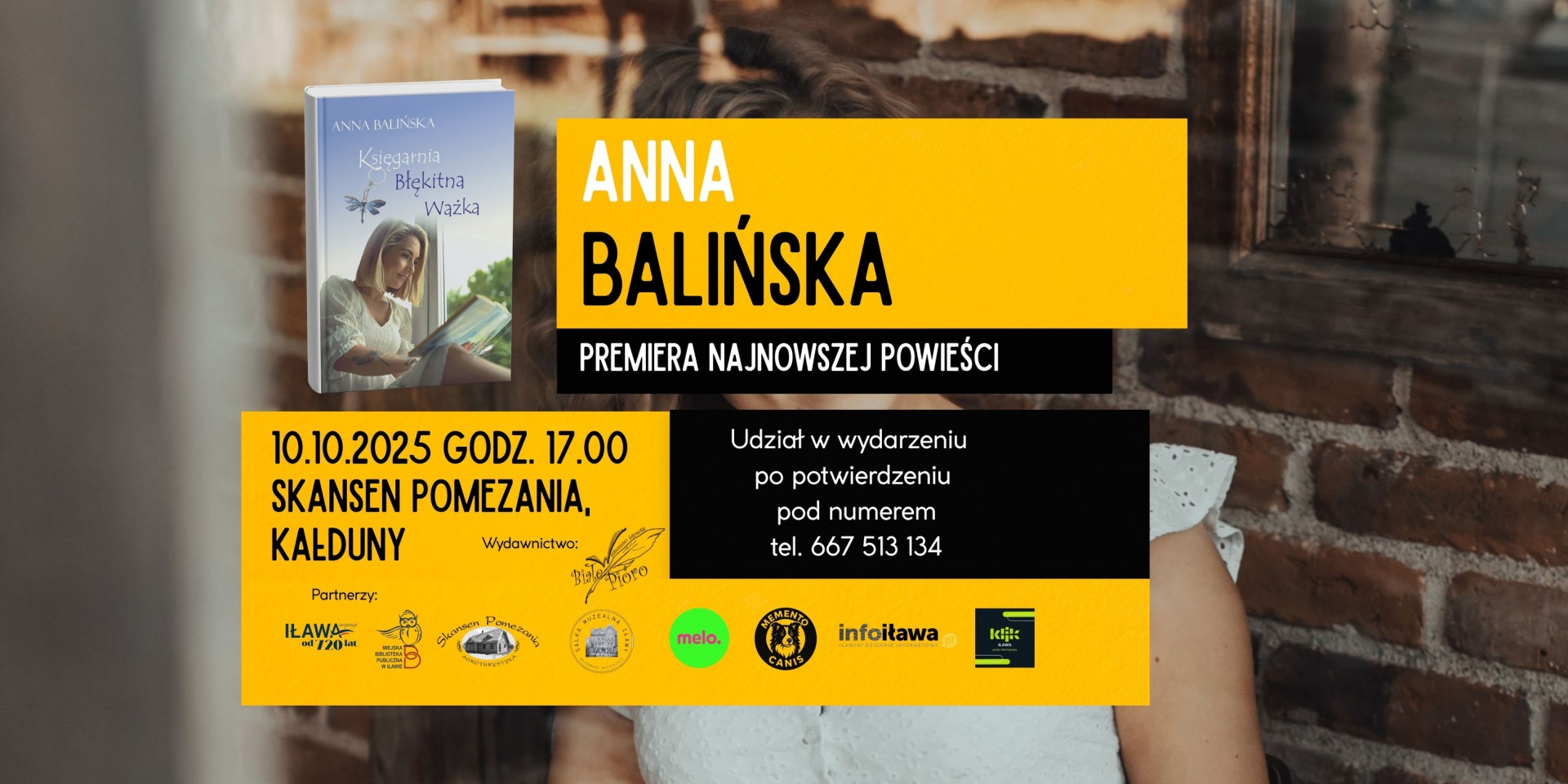 Spotkanie autorskie z Anną Balińską w Kałdunach