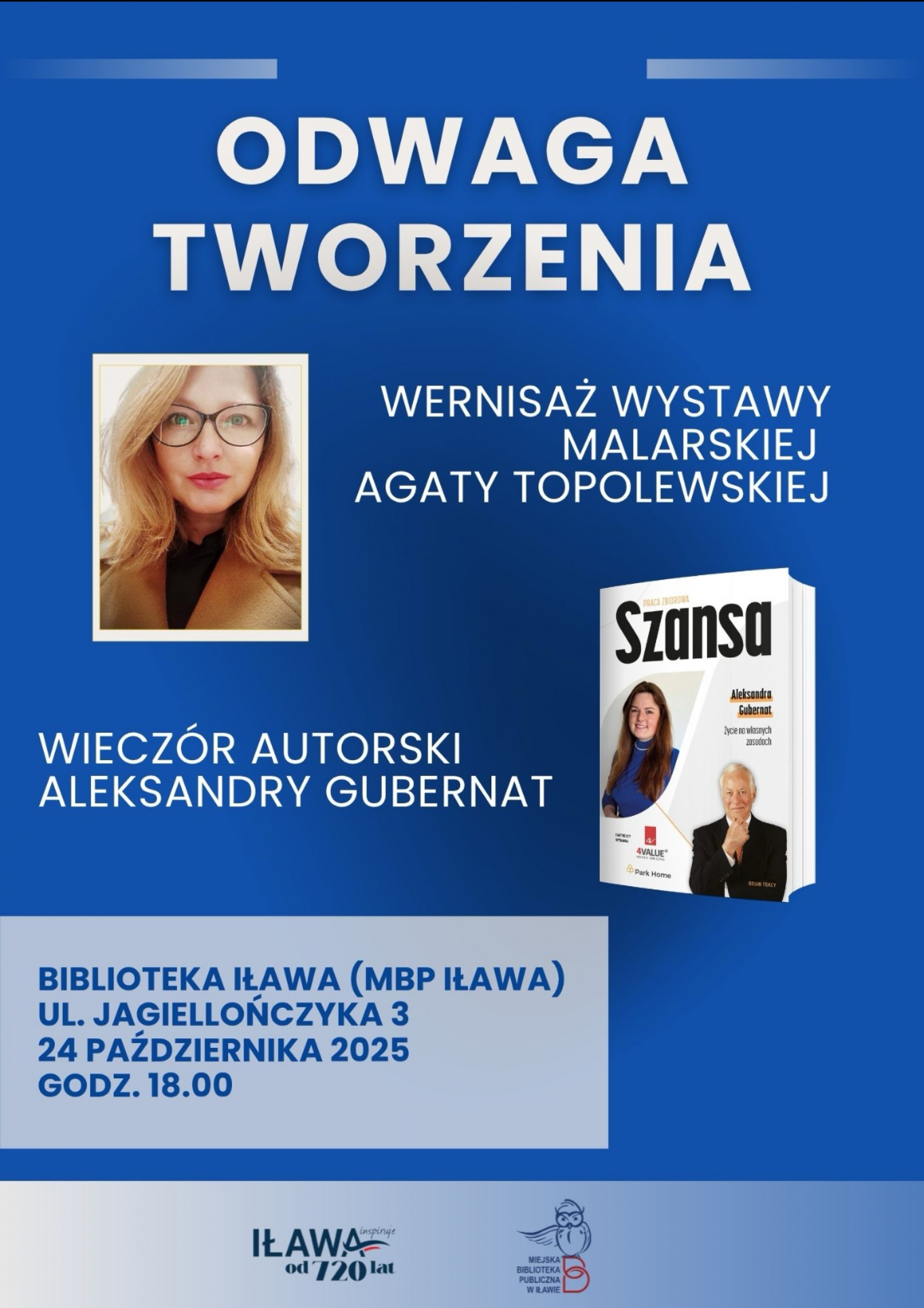 Wieczór literatury i sztuki w bibliotece