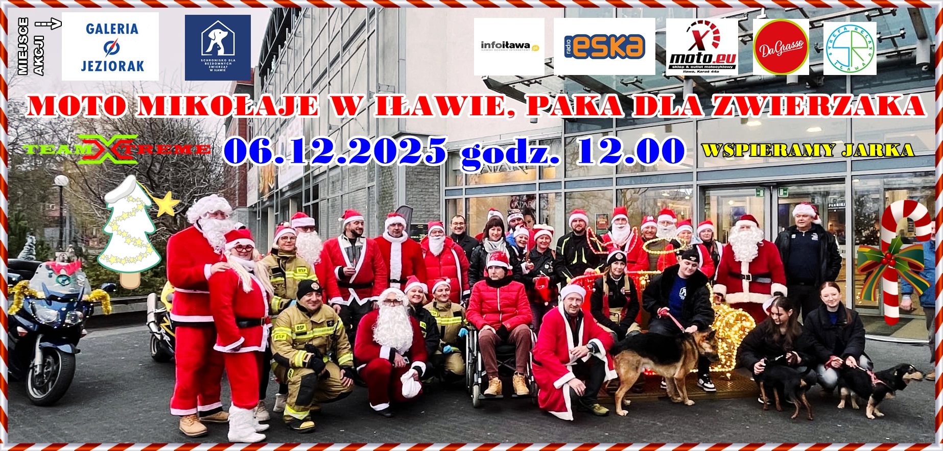 MotoMikołaje w Iławie/Paka dla zwierzaka