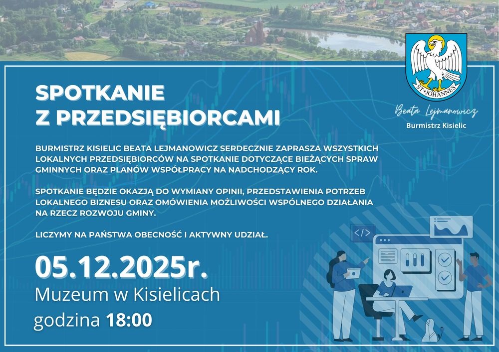 Spotkanie z przedsiębiorcami w Kisielicach