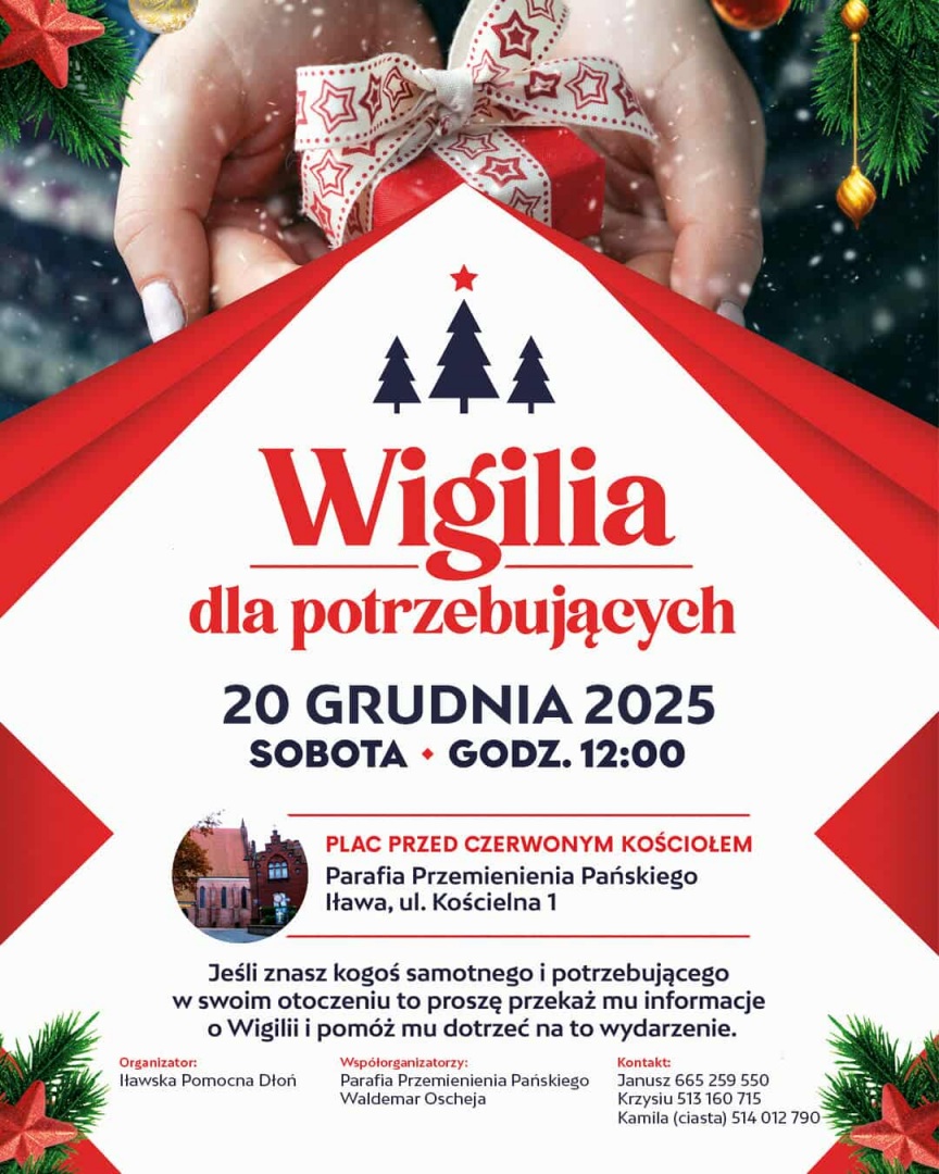 Wigilia dla Potrzebujących w Iławie