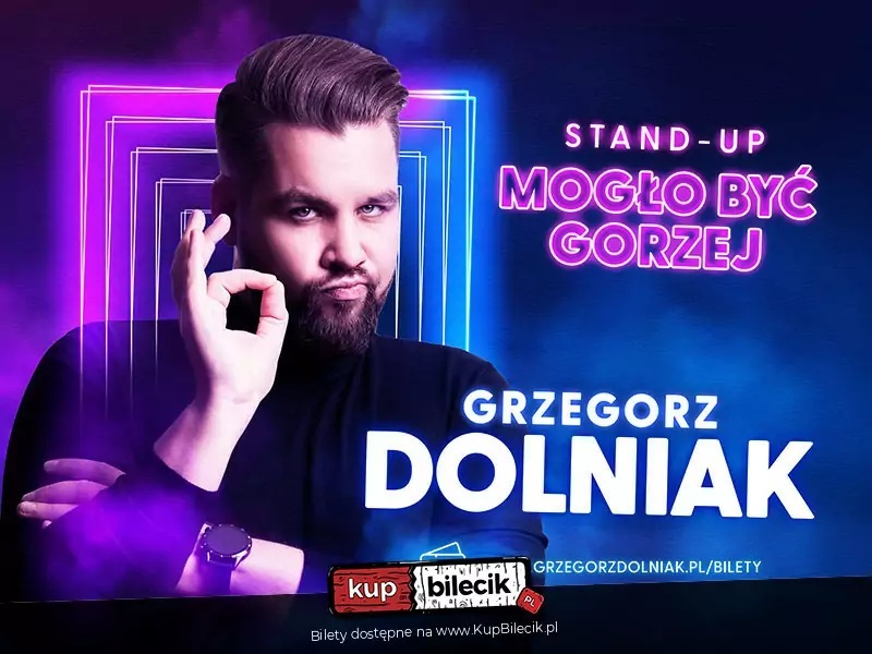 Stand-uper Grzegorz Dolniak w Iławie