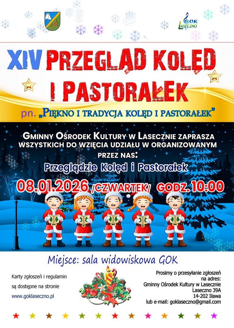 XIV Przegląd Kolęd i Pastorałek w Lasecznie