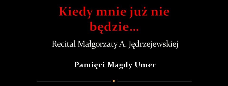 Recital Małgorzaty Jędrzejewskiej 