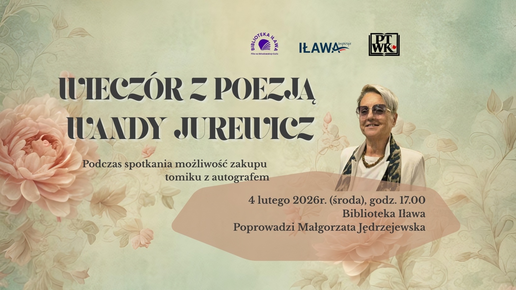 Wieczór z poezją Wandy Jurewicz