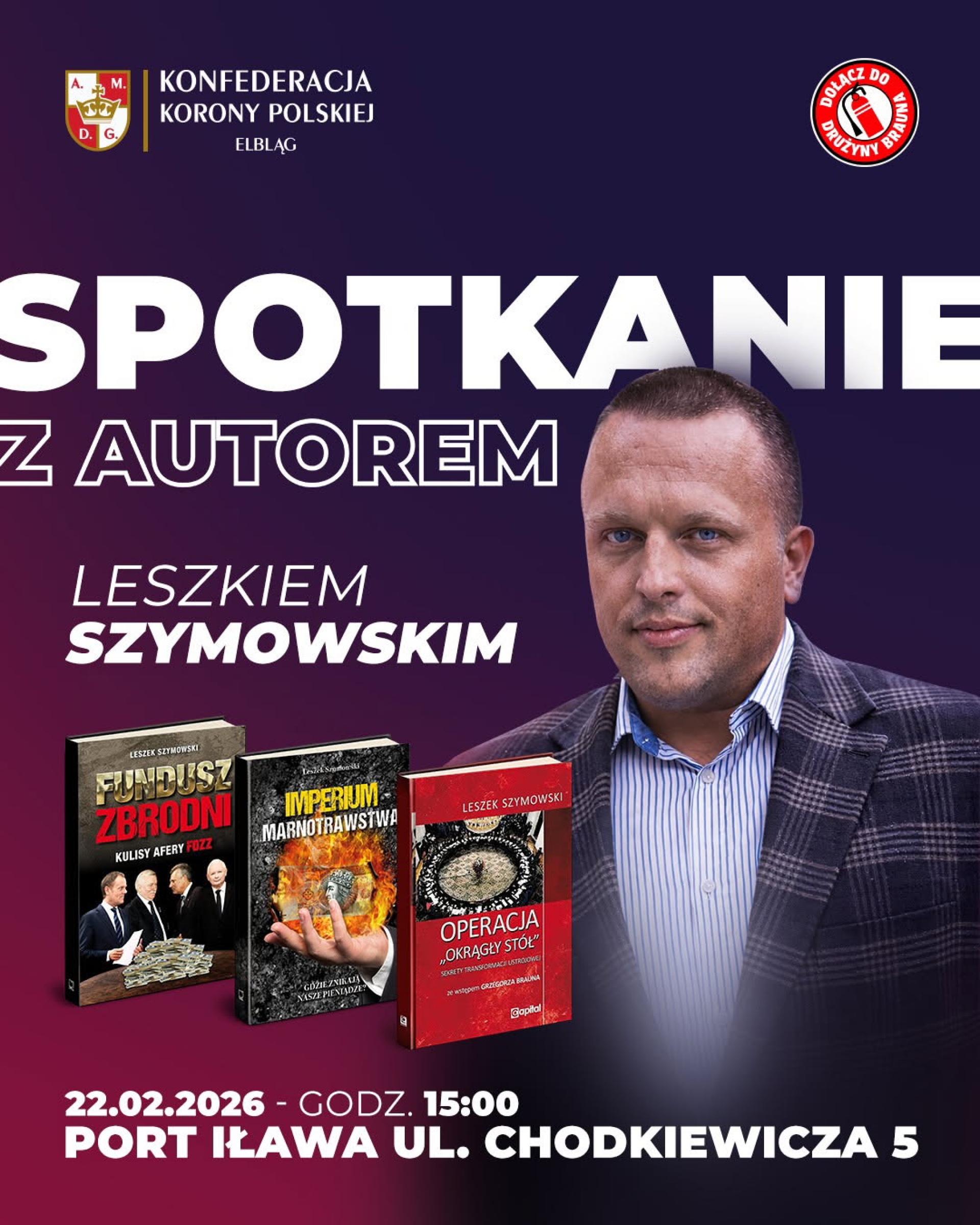 Spotkanie z autorem Leszek Szymowski