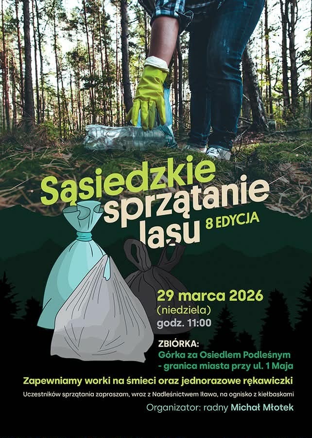 Sąsiedzkiego sprzątania lasu