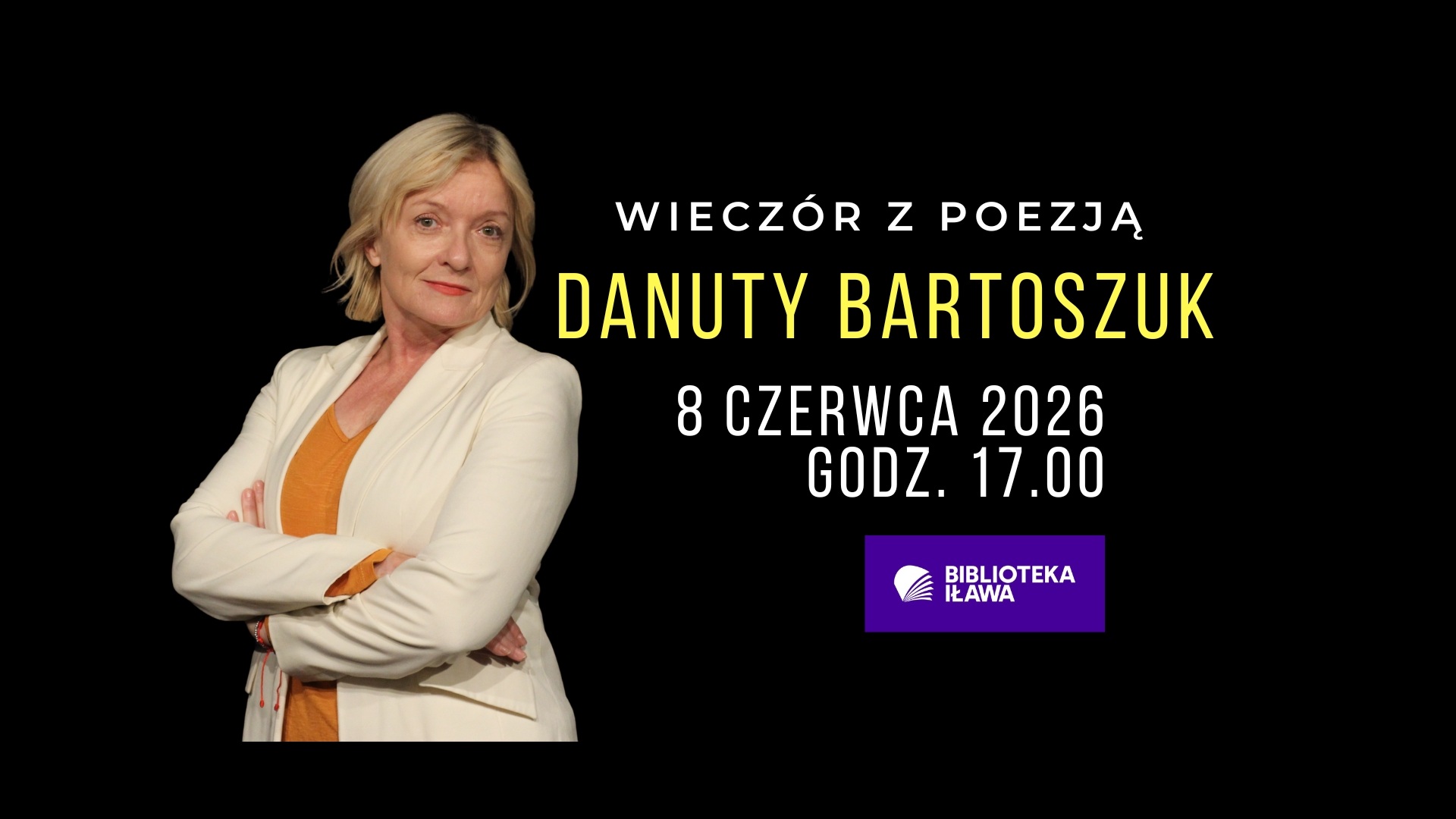 Wieczór poetycki z Danutą Bartoszuk