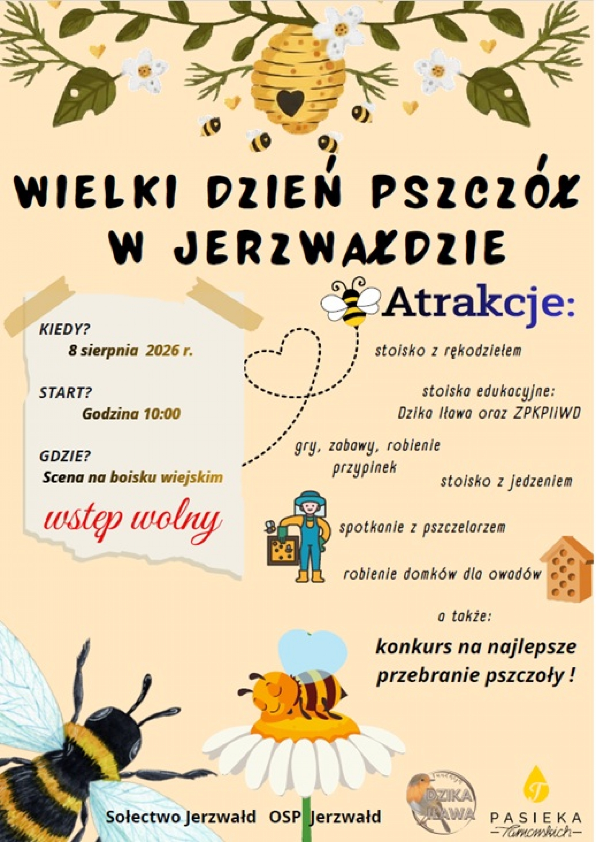 Wielki Dzień Pszczół w Jerzwałdzie!
