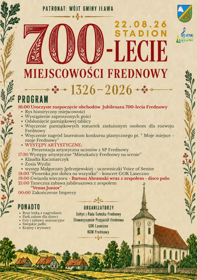 700-lecia Frednowów