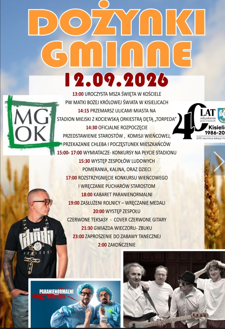 DOŻYNKI GMINNE W KISIELICACH