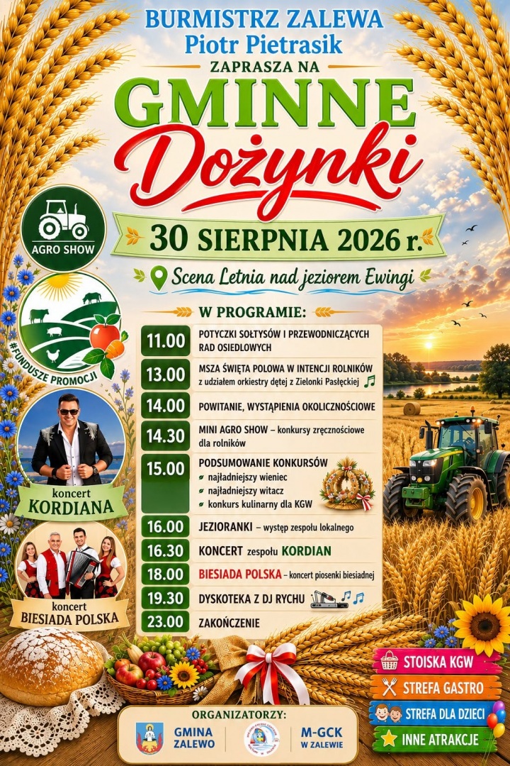 Dożynki w Zalewie 2026