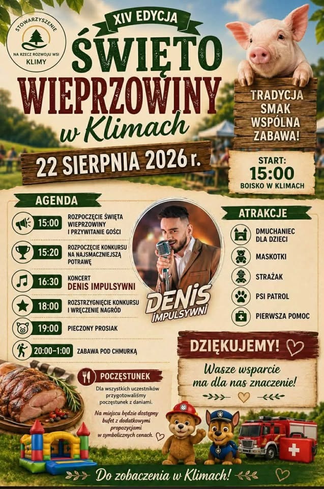 XIV Święto Wieprzowiny w Klimach