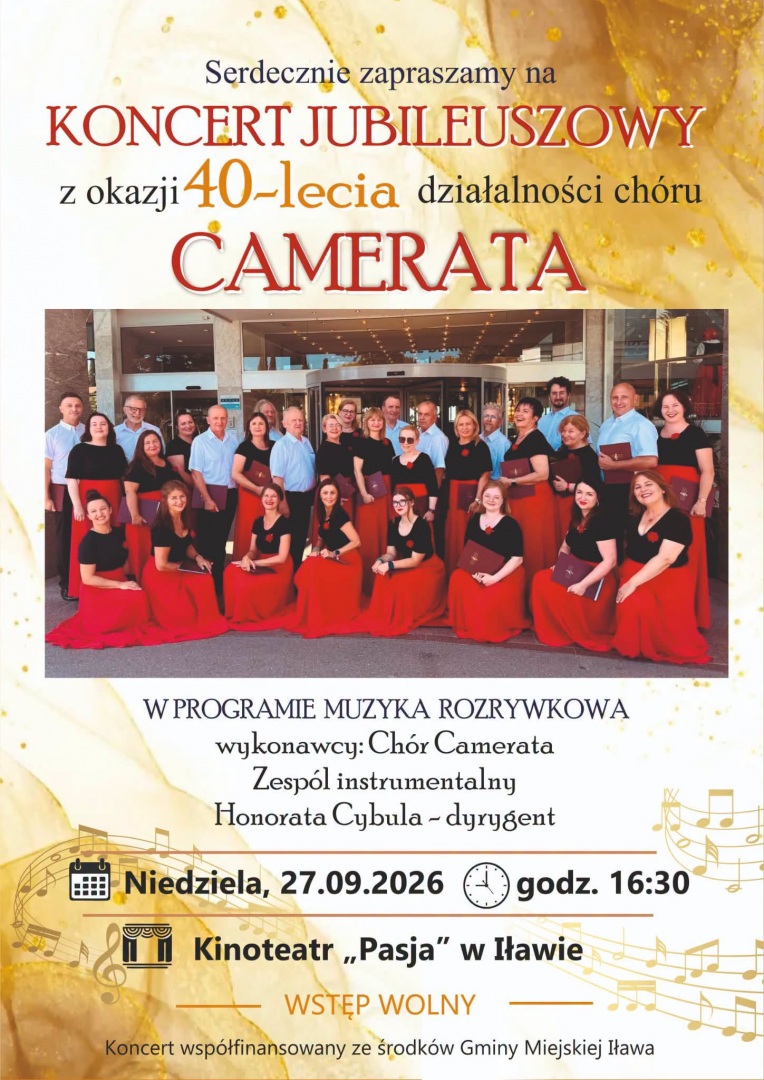 Chór Camerata świętuje 40-lecie