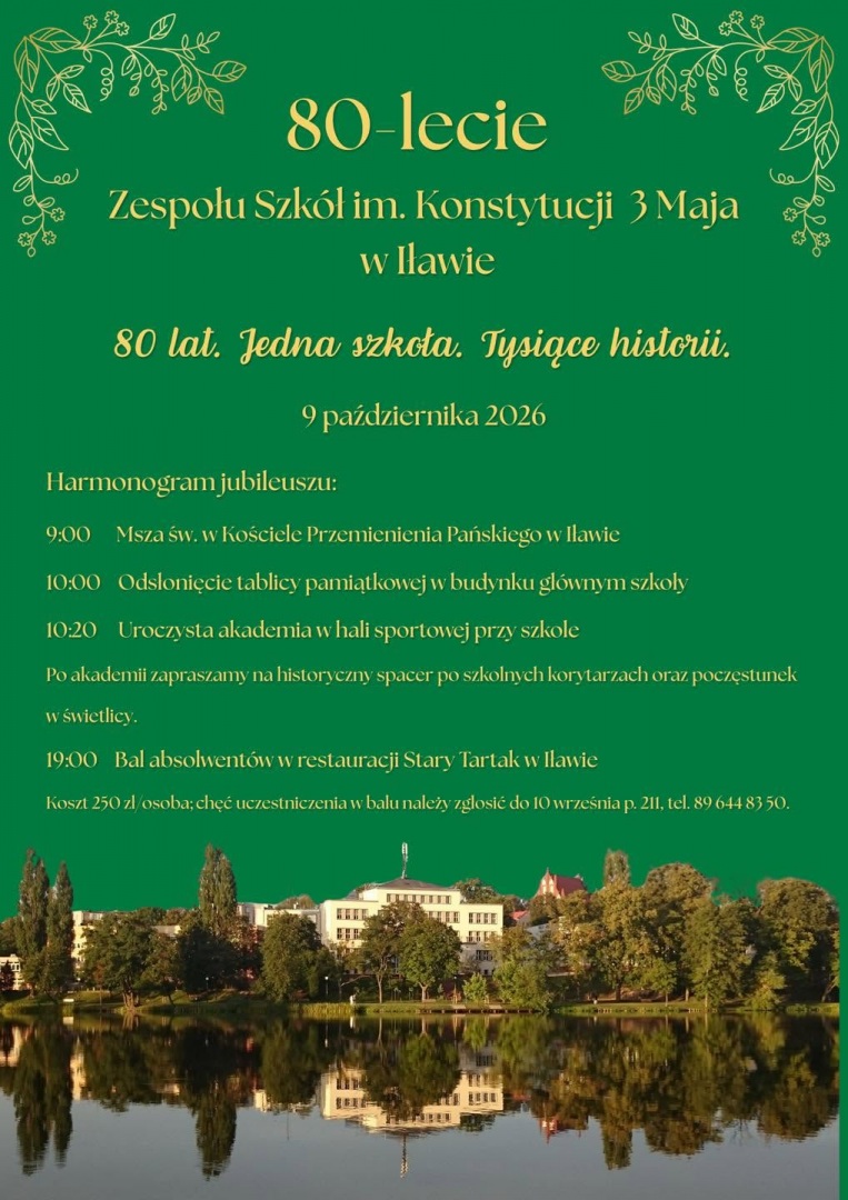 80-lecie Zespołu Szkół im. Konstytucji 3 Maja