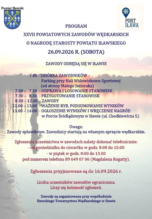XXVII Powiatowe Zawody Wędkarskie