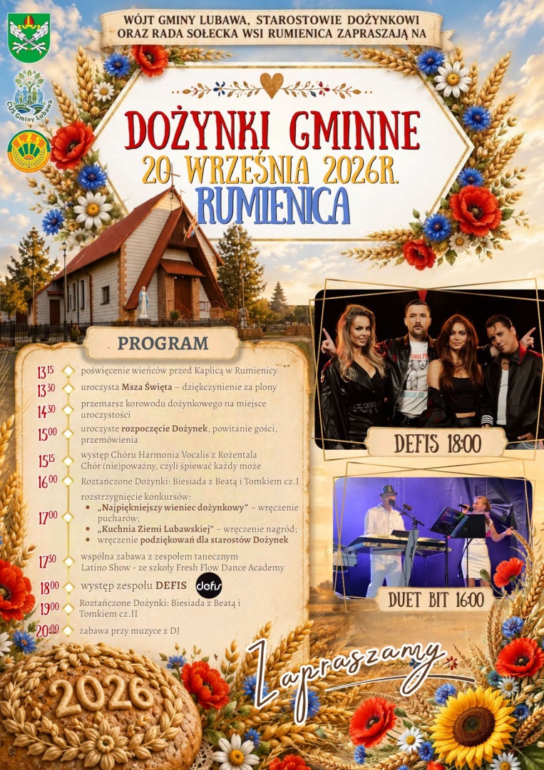 Dożynki Gminy Lubawa 2026
