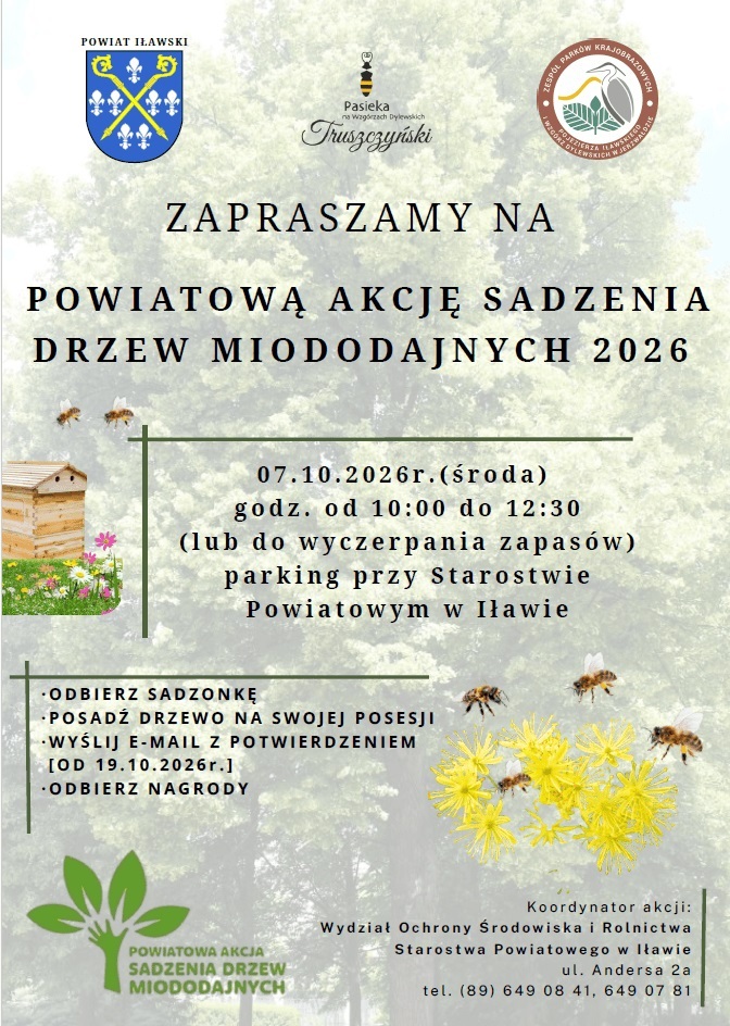 VI Powiatowa Akcja Sadzenia Drzew i Krzewów Miododajnych