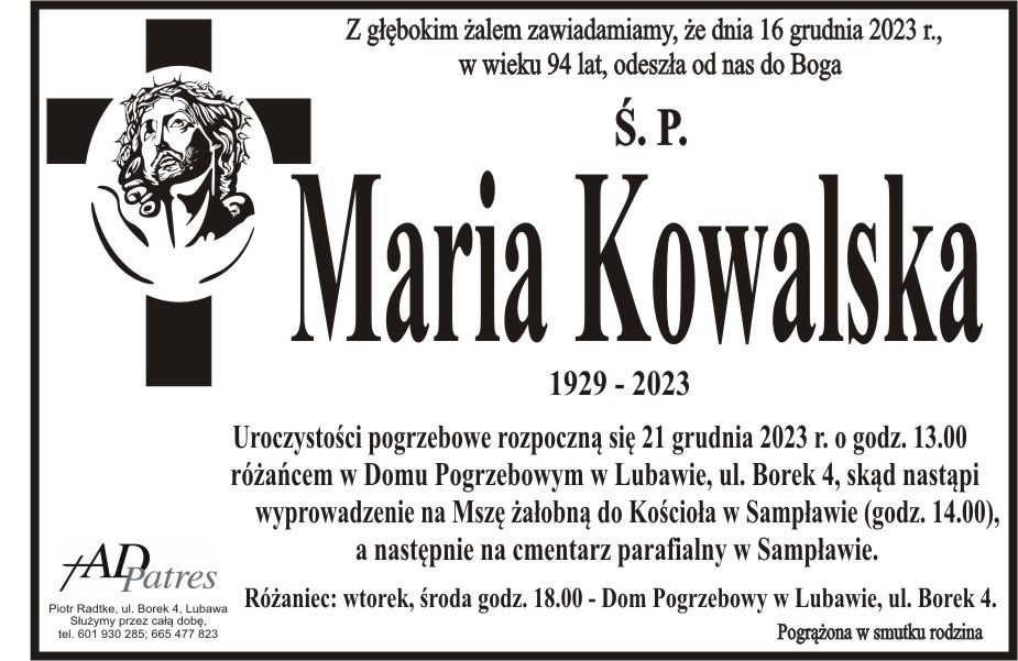 Maria Kowalska 