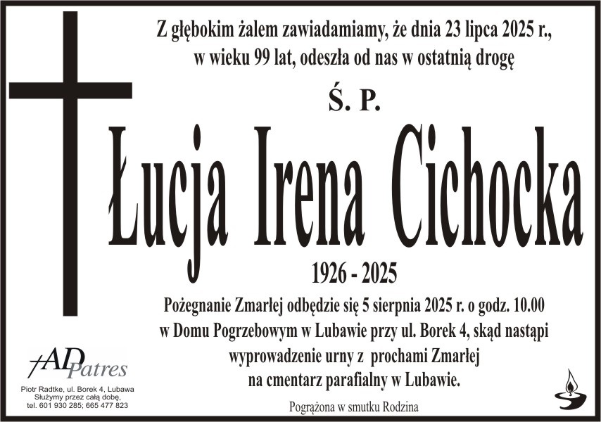 Łucja Irena Cichocka