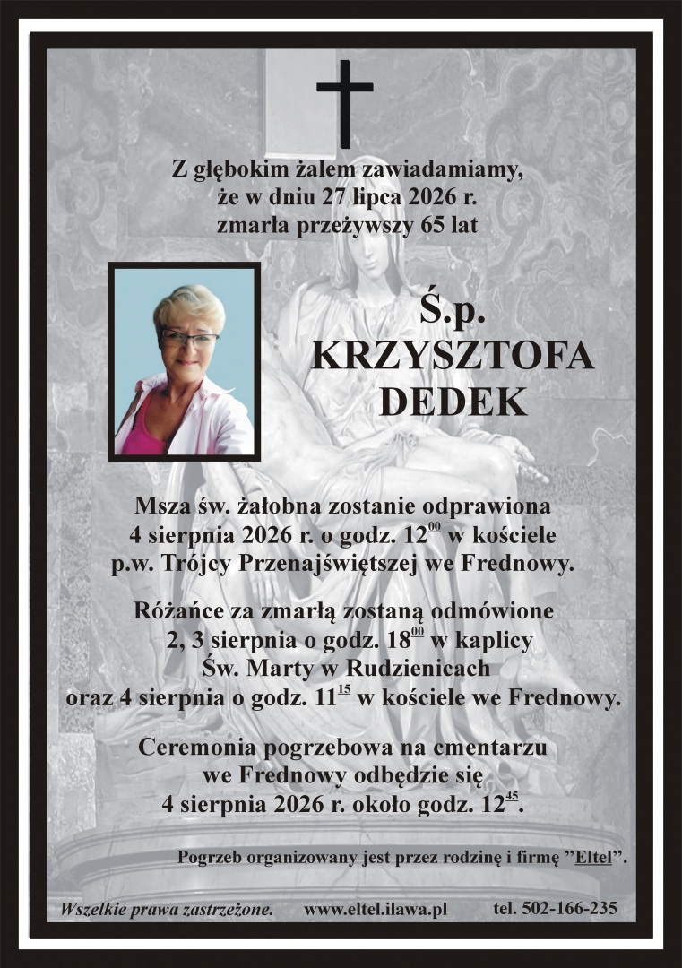 Krzysztofa Dedek 