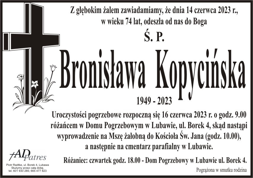 Bronisława Kopycińska 